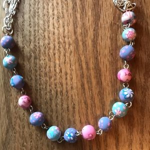 Viva Beads. Clay beaded necklace